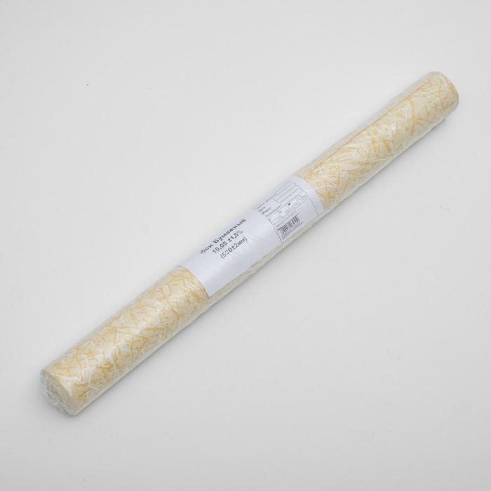 Обои бумажные "Калейдоскоп", бежевые, 0,53 x 10,05 м, 1901