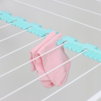 Сушилка для белья напольная, рабочая длина 18 м, цвет белый Сушилка для белья напольная, рабочая длина 18 м, цвет белый