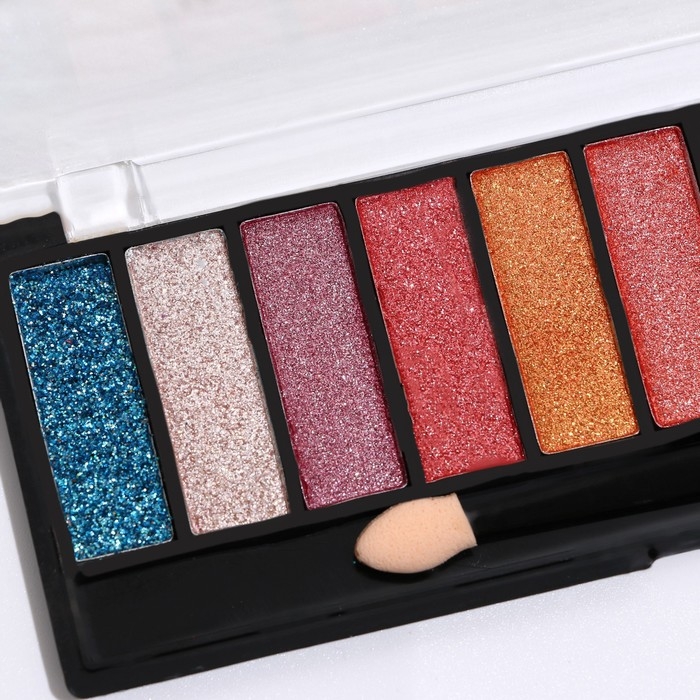 Палетка теней для век с шиммером 12 цветов Палетка теней для век с шиммером 12 цветов