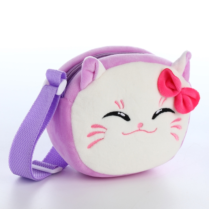 Сумка детская на молнии &laquo;Выбражулька&raquo;, цвет сиреневый