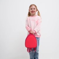 Рюкзак детский для девочки, 23х20,5 см, отдел на молнии,цвет розовый Рюкзак детский для девочки, 23х20,5 см, отдел на молнии,цвет розовый