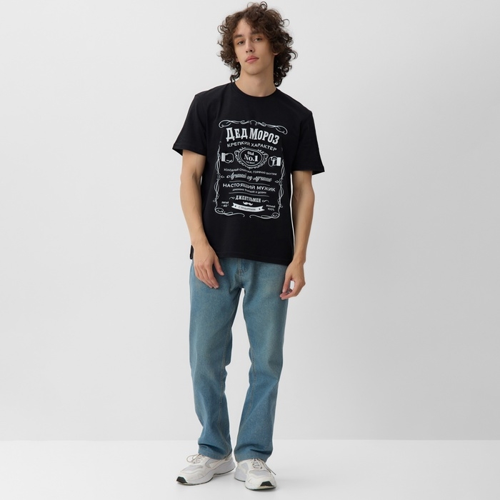 Футболка мужская KAFTAN Настоящий, черный, р. L Футболка мужская KAFTAN Настоящий, черный, р. L