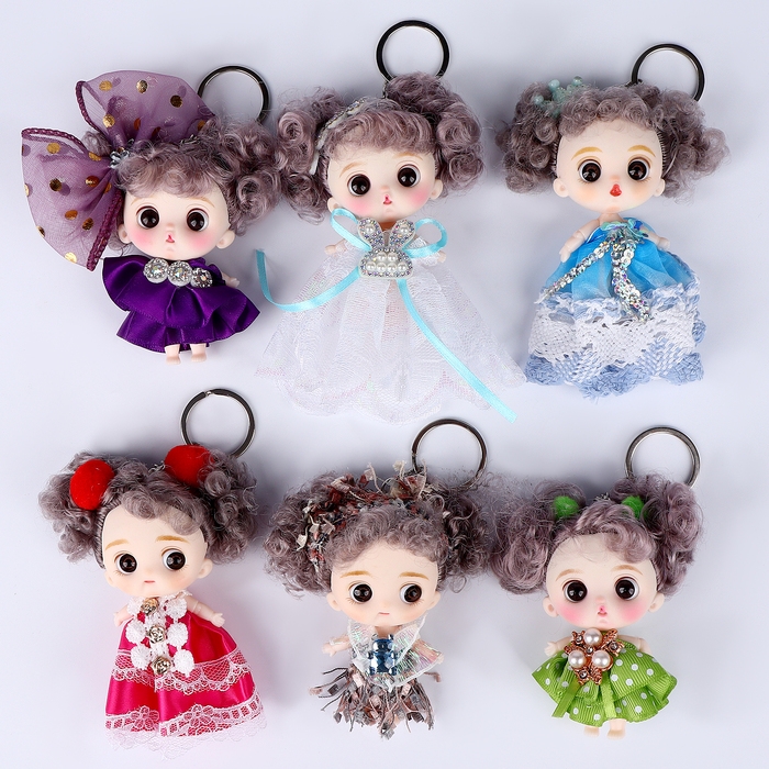 Брелок «Куколка» в платье, 9 см Брелок «Куколка» в платье, 9 см