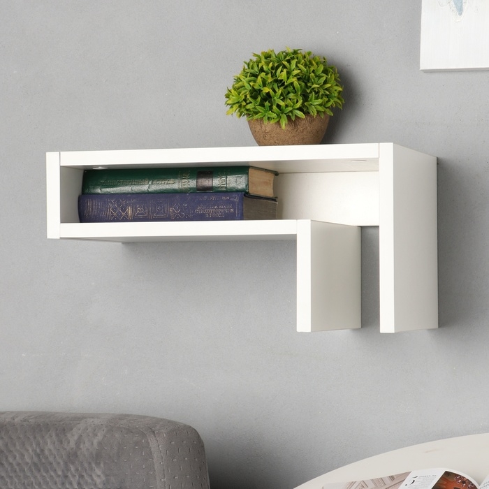 Тумба прикроватная подвесная 412*210*250 Белый