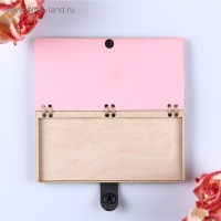 Конверт деревянный "С Днём Свадьбы!" ручная работа, сердце, 16,5х8х0,9см Конверт деревянный "С Днём Свадьбы!" ручная работа, сердце, 16,5х8х0,9см