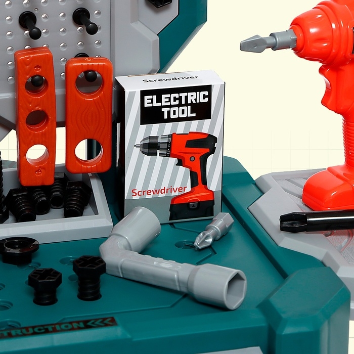 Игровой модуль 2 в 1 &laquo;Верстак&raquo;, 78 элементов