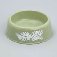 Миска пластиковая &laquo;Тропики&raquo;, 250 мл, оливковая