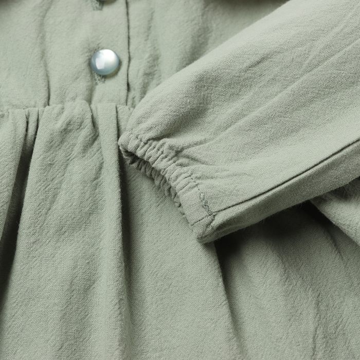 Платье для девочки MINAKU, цвет оливковый, рост 68-74