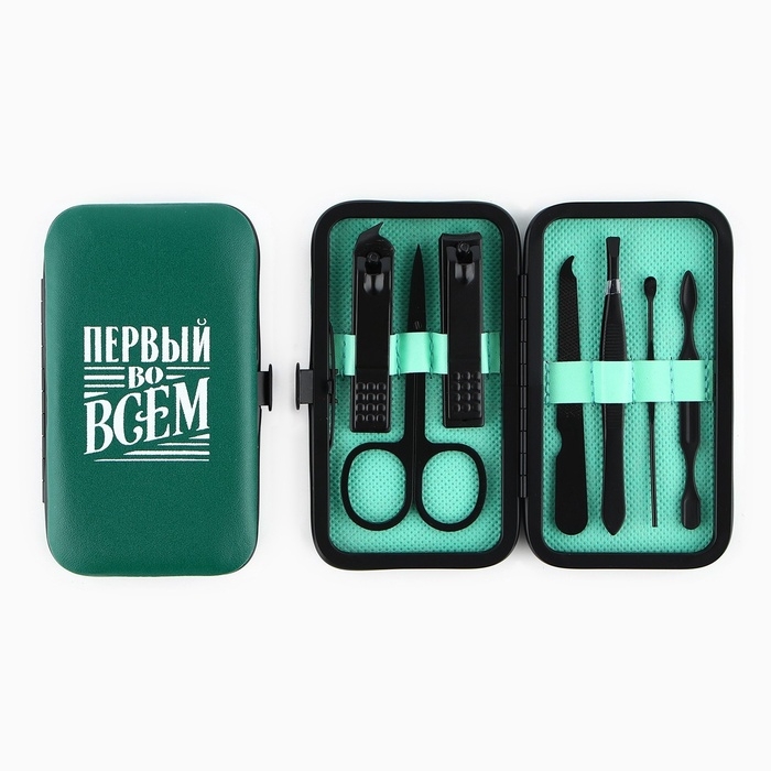 Маникюрный набор 7 предметов «Первый во всем», 10,8 х 6,7 см Маникюрный набор 7 предметов «Первый во всем», 10,8 х 6,7 см