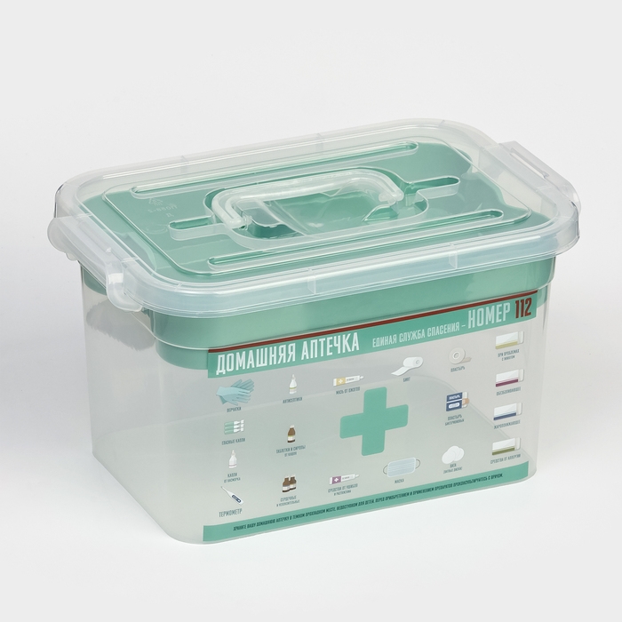 Аптечка с вкладышем Доляна, 6,5 л, 31×20×18 см Аптечка с вкладышем Доляна, 6,5 л, 31×20×18 см