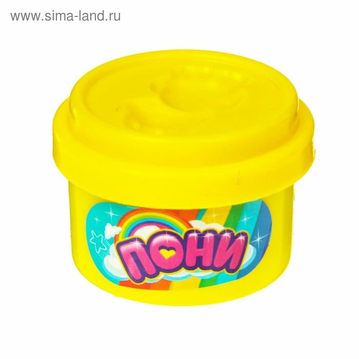 Набор для игры с пластилином «Пони», цвета МИКС Набор для игры с пластилином «Пони», цвета МИКС