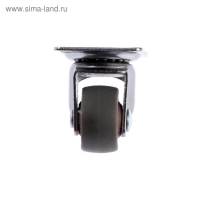 Колесо мебельное, d=25 мм, без тормоза, мягкий ход, коричневое Колесо мебельное, d=25 мм, без тормоза, мягкий ход, коричневое