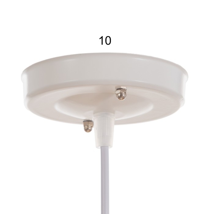 Светильник Светильник "Локи2" 1x15Вт E27 белый 30х30х70см