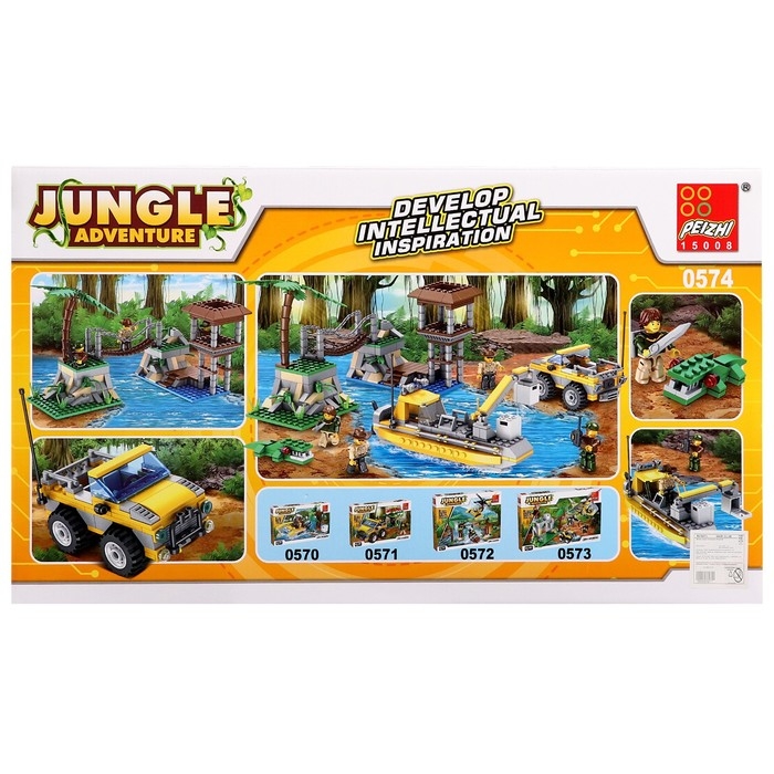 Конструктор Джунгли &laquo;База исследователей&raquo;, 536 деталей