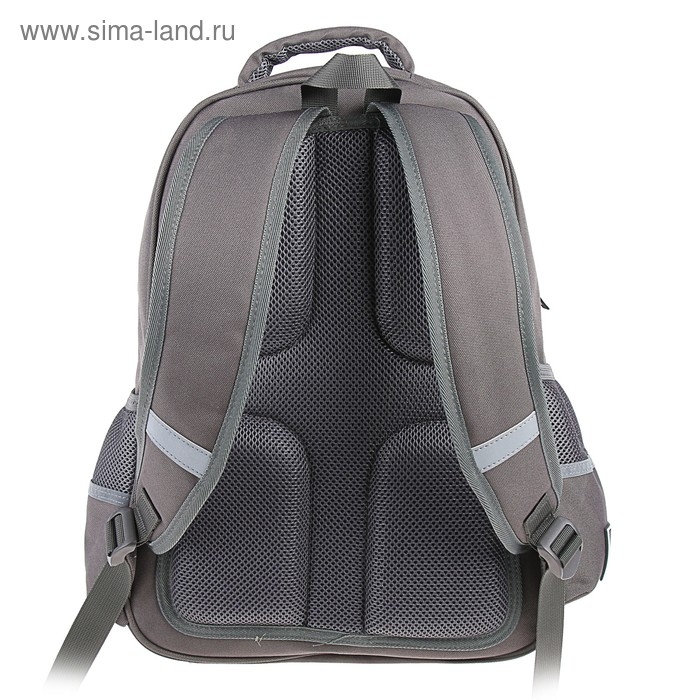 Рюкзак школьный Bruno Visconti, 40 х 30 х 16 см, эргономичная спинка, &laquo;Хип-Хоп&raquo;, тёмно-серый