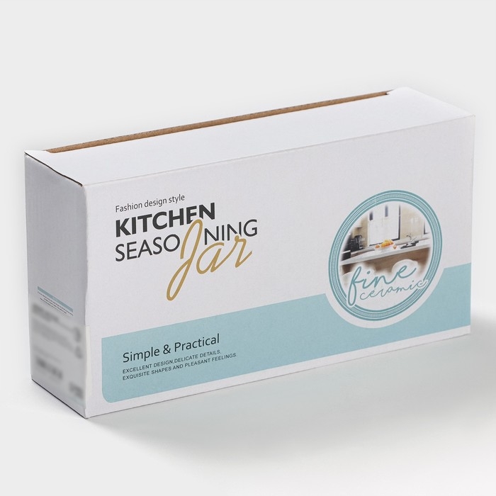 Набор соусников керамических на деревянной подставке &laquo;Стильный Мишка&raquo;, 3 предмета: 2 соусника 120 мл, подставка