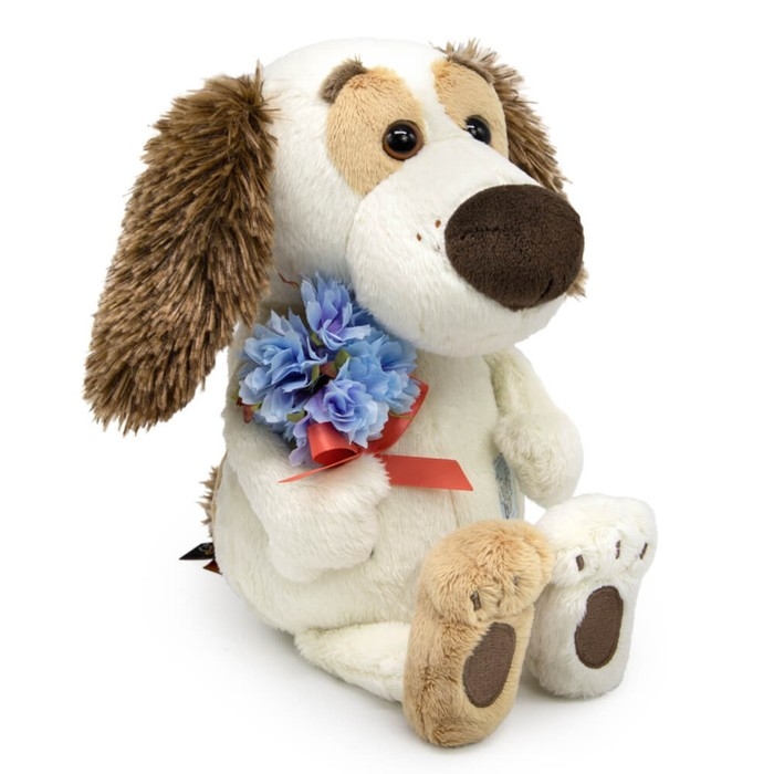 Мягкая игрушка «Бартоломей BABY», с букетиком, 20 см Мягкая игрушка «Бартоломей BABY», с букетиком, 20 см