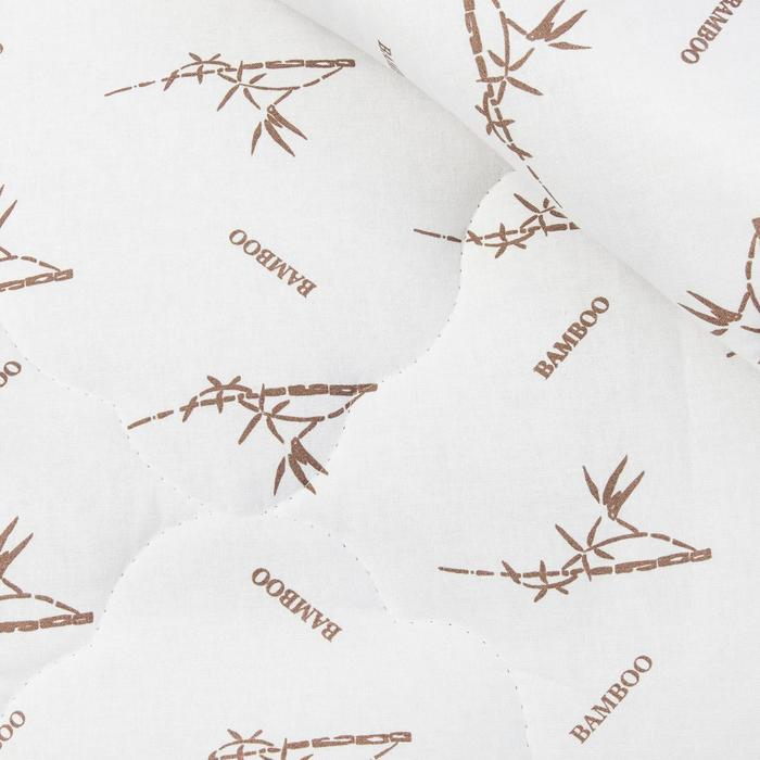 Одеяло всесезонное Адамас "Бамбук", размер 110х140 &plusmn; 5 см, 300 гр/м2, чехол поликоттон, цвет микс