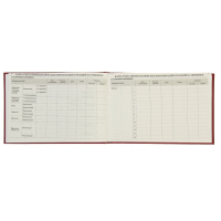 Медицинская карта ребёнка "История развития" А5, 205 х 150 мм, форма 112, красная, твёрдая обложка, 96 листов