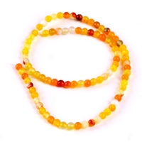 Бусины из натурального камня &laquo;Жёлтый агат&raquo; набор 90 шт., размер 1 шт. &mdash; 4 мм