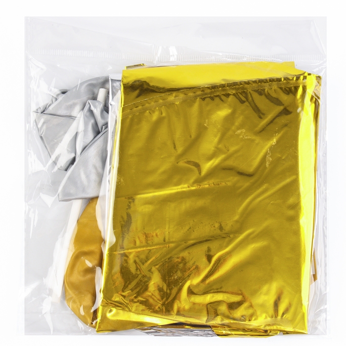 Набор шаров «Надувные собаки», золото, серебро, латекс, фольга, 12 шт. Набор шаров «Надувные собаки», золото, серебро, латекс, фольга, 12 шт.