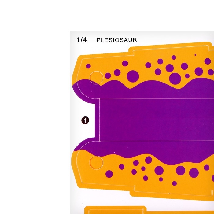 Набор для творчества создние 3D фигурки &laquo;Плезиозавр&raquo;