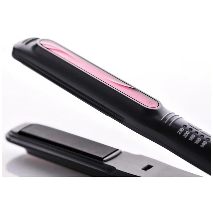 Выпрямитель PANASONIC EH-HV52-K615, 230&deg;С, 5 режимов, керамика, шнур 2 м, чёрно-розовый