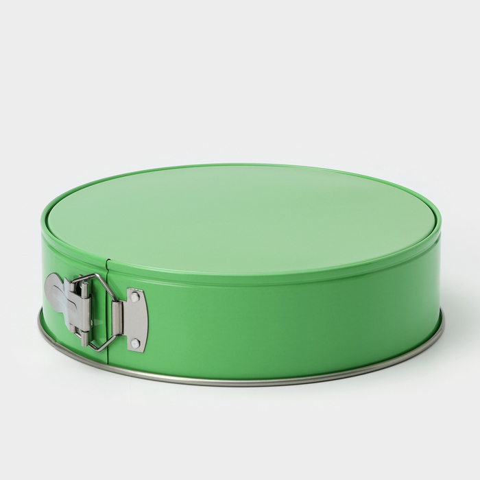 Форма для выпечки и выкладки с регулировкой размера «Никис», d=24 см, h=6 см, антипригарное покрытие, цвет микс Форма для выпечки и выкладки с регулировкой размера «Никис», d=24 см, h=6 см, антипригарное покрытие, цвет микс