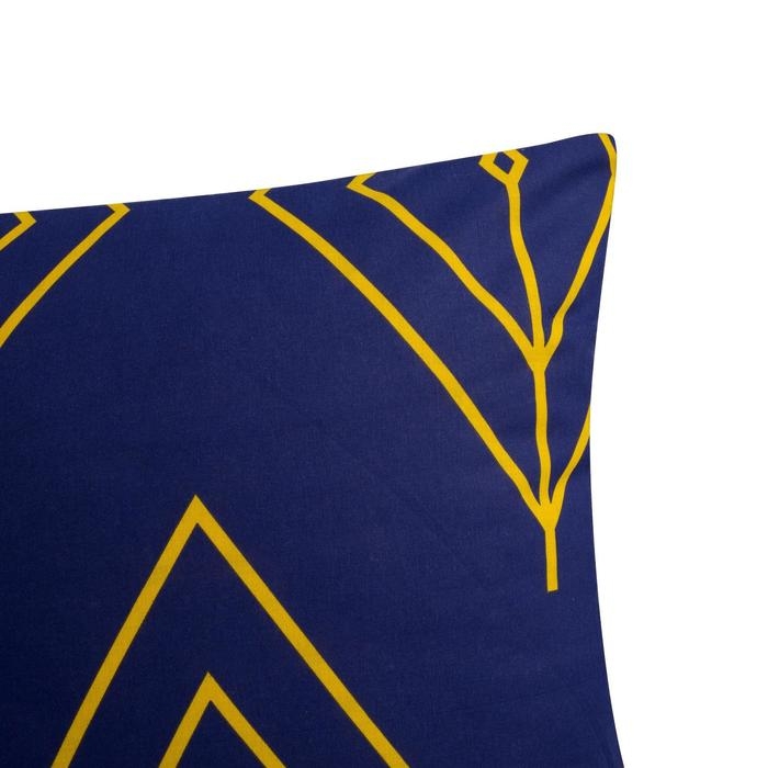 Наволочка Этель &laquo;Жёлтый лепесток&raquo; 70х70, 100% хлопок, поплин, 125 г/м2