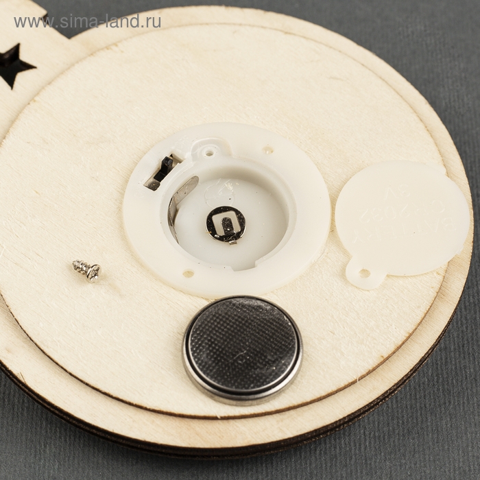 Ёлочная игрушка &laquo;Шар с оленем&raquo;, от батареек, свечение тёплое белое