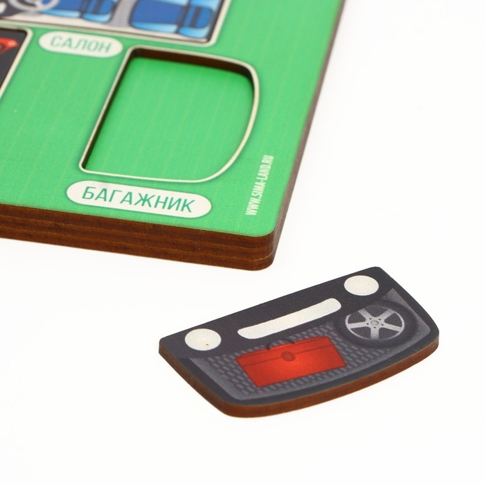 Рамка-вкладыш &laquo;Строение машины&raquo;