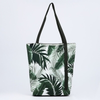 Сумка женская пляжная "Тропики", 39х32 см, оливковая Сумка женская пляжная "Тропики", 39х32 см, оливковая