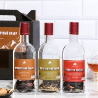 Подарочный набор бутылок по 0,5 литр"КОНЬЯЧНАЯ СЕРИЯ №2" (Фран коньяк, шотл виски, вишня на коньяке) Подарочный набор бутылок по 0,5 литр"КОНЬЯЧНАЯ СЕРИЯ №2" (Фран коньяк, шотл виски, вишня на коньяке)