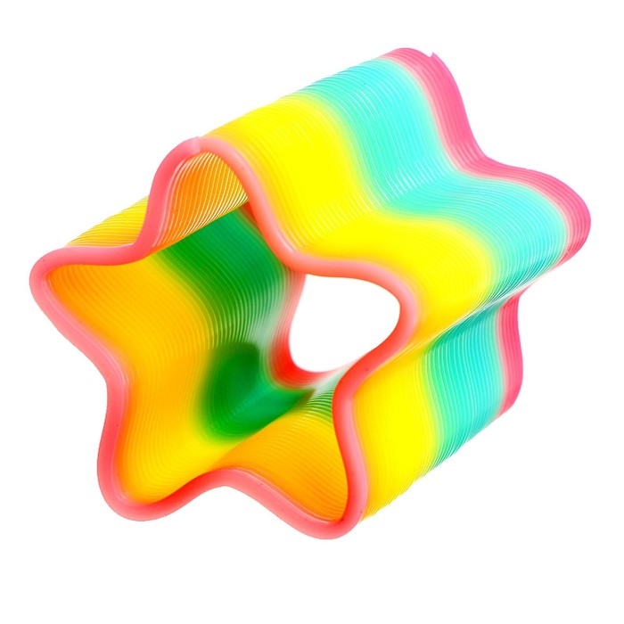 Пружинка - радуга «Единорог», виды МИКС, d=5 см Пружинка - радуга «Единорог», виды МИКС, d=5 см