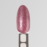 Гель лак для ногтей, &laquo;CHROME&raquo;, шиммерный, 3-х фазный, 8мл, LED/UV, цвет фиолетово-розовый (004)