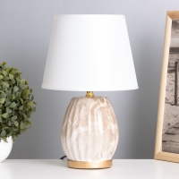 Лампа настольная "Валерия" 1х40Вт Е14 коричневый 20х20х31см Лампа настольная "Валерия" 1х40Вт Е14 коричневый 20х20х31см