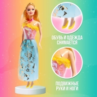 Кукла-модель «Анжелика» с набором платьев,обувью и аксессуарами, МИКС Кукла-модель «Анжелика» с набором платьев,обувью и аксессуарами, МИКС