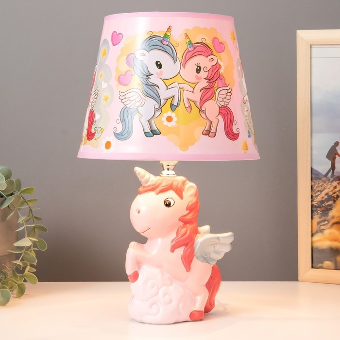 Настольная лампа 16556/1 E14 40Вт розовый 20х20х34 см