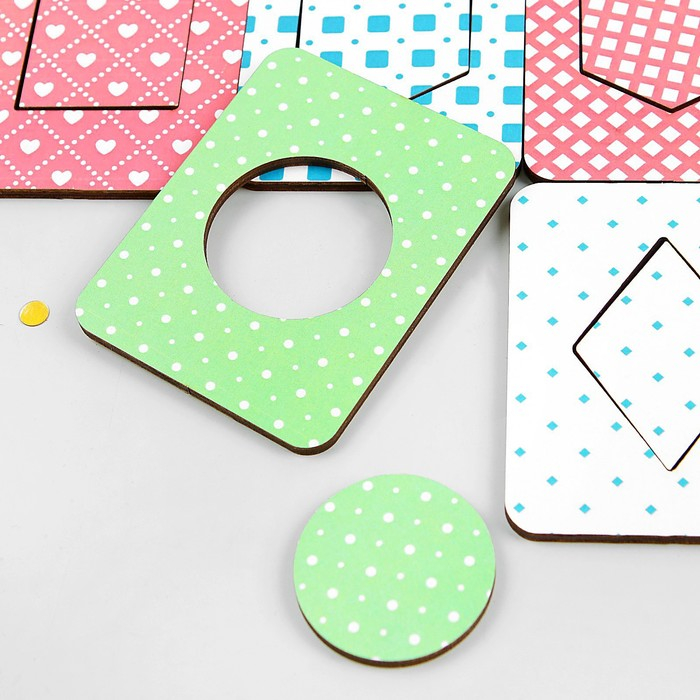 Доски Сегена &laquo;Фигуры -1&raquo;, набор 18 шт.