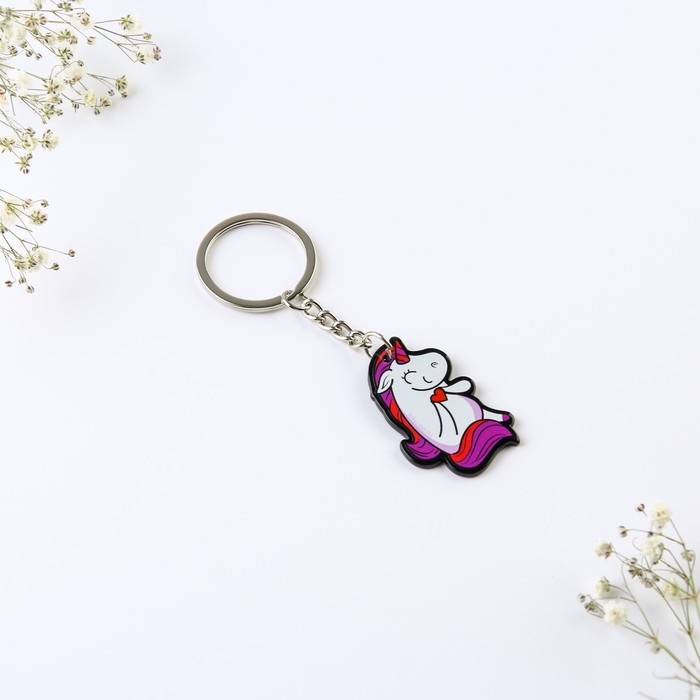 Брелок для ключей парный &laquo;Тому, кого очень люблю&raquo;, акриловый, 13,3 х 8