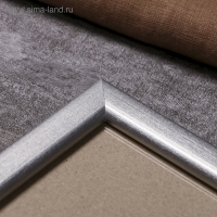 Фоторамка сосна с19 серебро 50х60 см (пластиковый экран) Фоторамка сосна с19 серебро 50х60 см (пластиковый экран)