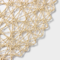 Салфетки сервировочные на стол Доляна &laquo;Одуванчик&raquo;, 4 шт, d=38 см, цвет бежевый