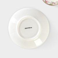 Сервиз фарфоровый чайный Доляна &laquo;Бланко&raquo;, 4 предмета: 2 чашки 220 мл, 2 блюдца d=14,2 см, цвет белый