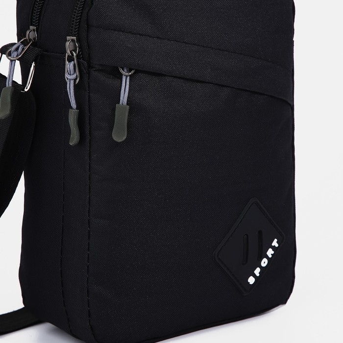 Сумка мужская, цвет чёрный