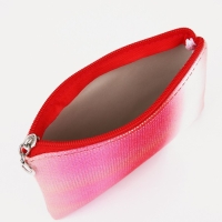 Набор косметичек 2 в 1 на молниях, цвет красный Набор косметичек 2 в 1 на молниях, цвет красный