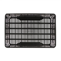 Ящик универсальный, пластиковый, 51 × 34 × 30 см, на 30 кг, чёрный Ящик универсальный, пластиковый, 51 × 34 × 30 см, на 30 кг, чёрный