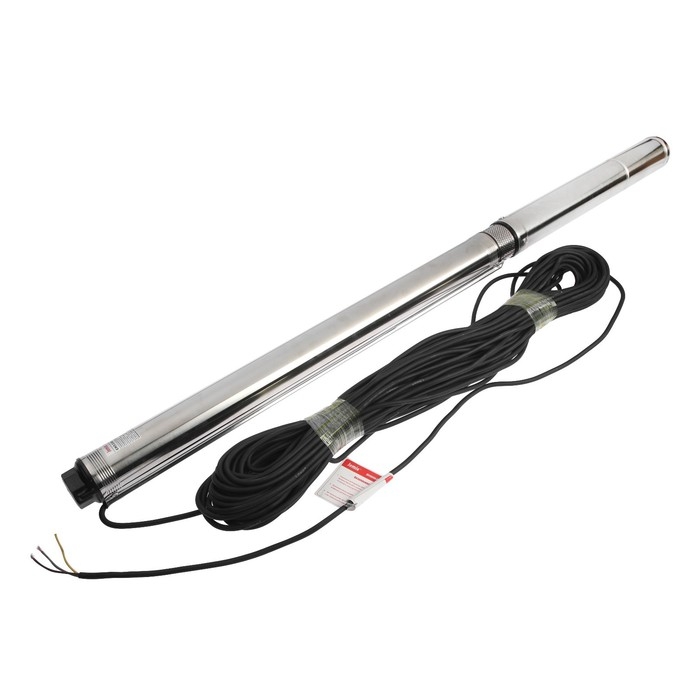 Насос скважинный JEMIX СН 3-2-60, центробежный, 750 Вт, напор 104 м, 50 л/мин, кабель 50 м Насос скважинный JEMIX СН 3-2-60, центробежный, 750 Вт, напор 104 м, 50 л/мин, кабель 50 м