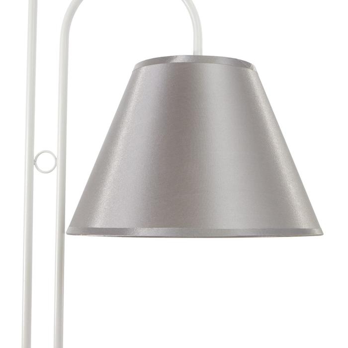 Торшер 1063/2, 2х15Вт Е27, цвет белый-серый