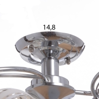 Люстра "Венда" 6х40Вт Е27 Хром МОДЕЛЬ: 2800089 Люстра "Венда" 6х40Вт Е27 Хром МОДЕЛЬ: 2800089