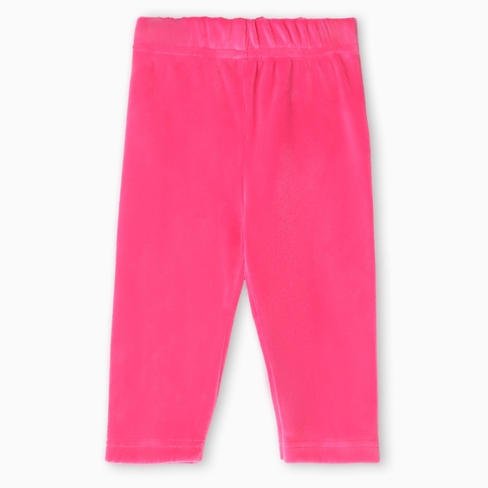 Брюки (леггинсы) Крошка Я Plushy, р. 80-86 см, фуксия